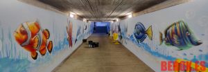 pintura mural graffitis puentes ayuntamiento cubelles ajuntament